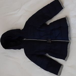 💥5/$25 R 1881 By S Rothschild Girls 5/6 Blue Hooded Zip Up Jacket